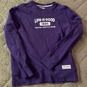 LIFE IS GOOD CREWNECK